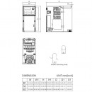 Przemiennik częstotliwości 3-fazowy 1,5 kW 400V AC Delta Electronics VFD4A2MS43AFSAA
